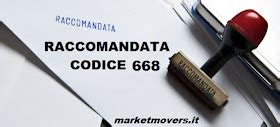 Codice raccomandata 668, di che si tratt.